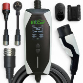 Зарядное EVCar Type2 6-32A B3 WiFi  (7кВт, 1 фаза, сменные вилки)