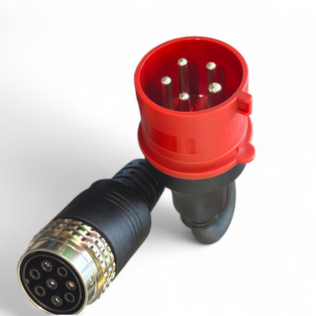 Зарядное EVCar GBT 6-16A B7 WiFi  (11кВт, 3 фазы, сменные вилки)-11