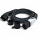 Зарядный кабель EVCar Type2 - Type1 (32A, 7кВт)